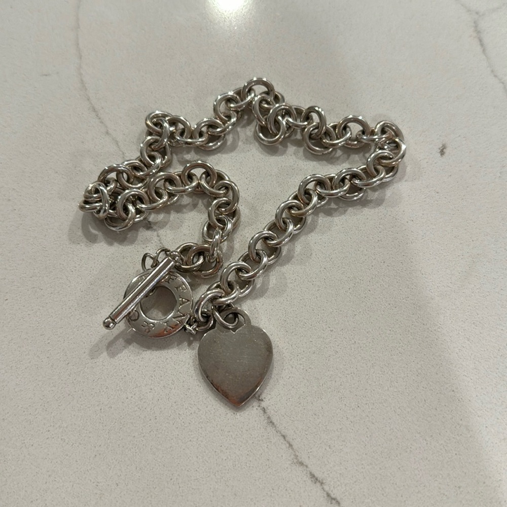 Used Tiffany & Co Sterling Silver Toggle Necklace